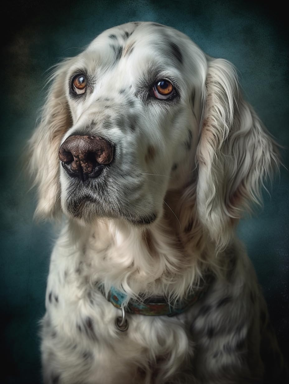 English Setter Dog Diamond Painting Kit