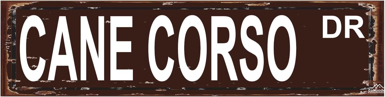Cane Corso Drive Street Sign