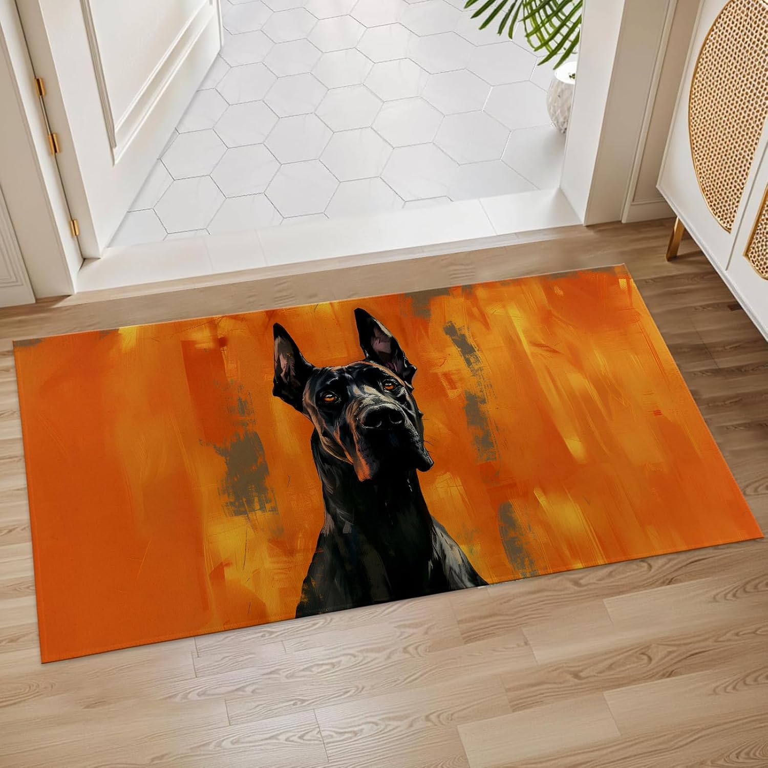 Doberman Pinscher Dog Doormat
