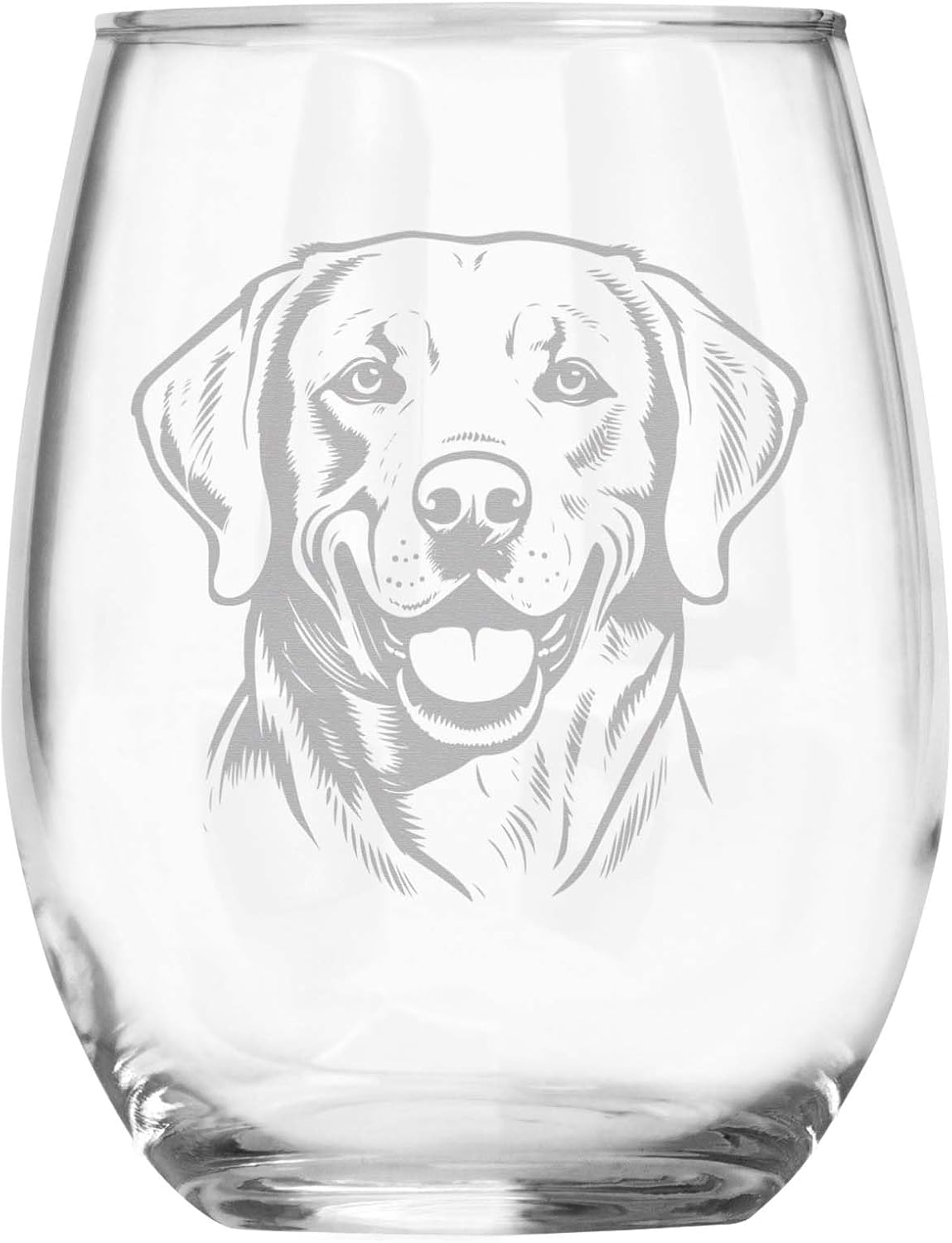 Chesapeake Bay Retriever Dog Stemless Wine Glass