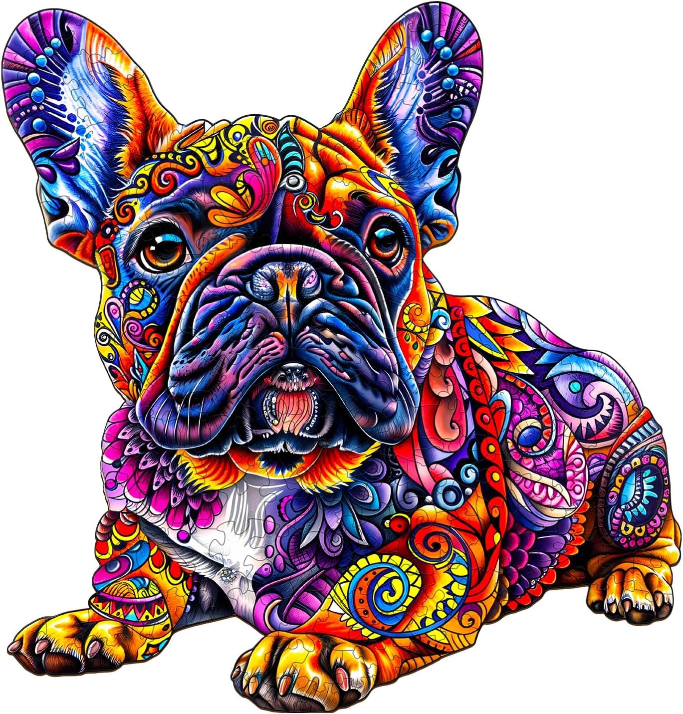 French Bulldog Wooden Jigsaw Puzzle