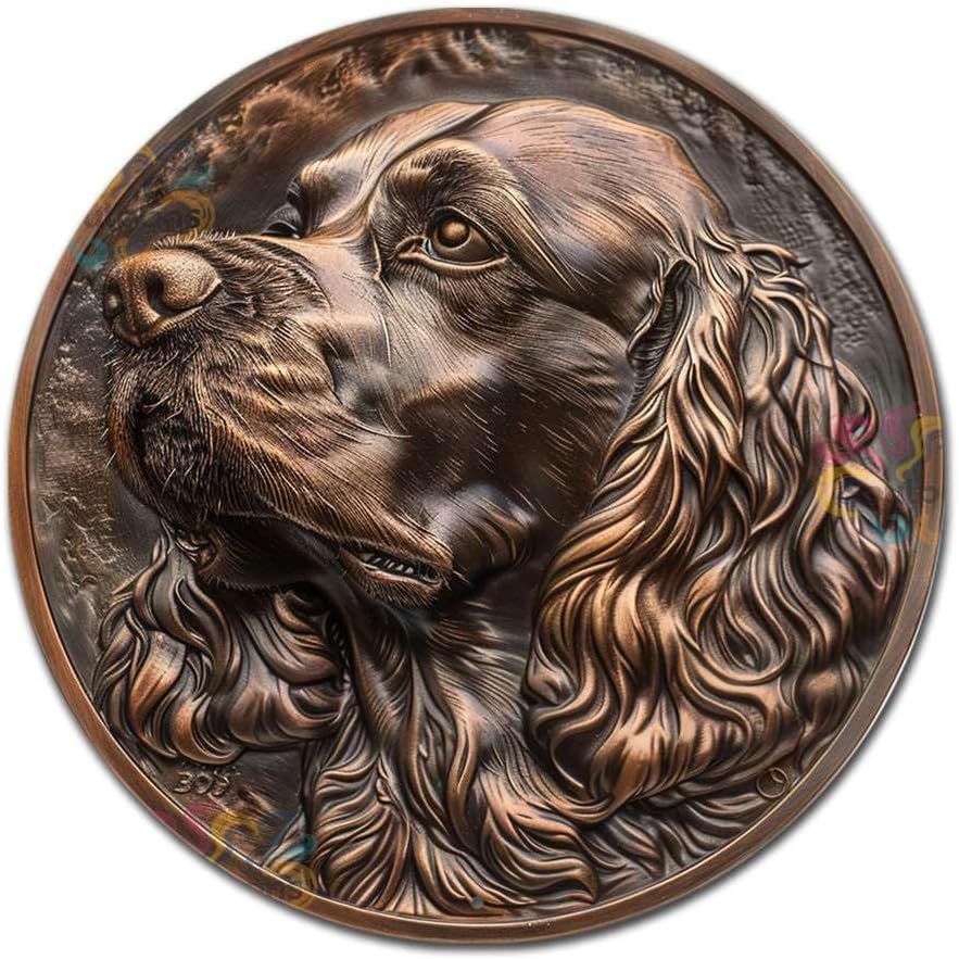 Cocker Spaniel Dog Tin Sign