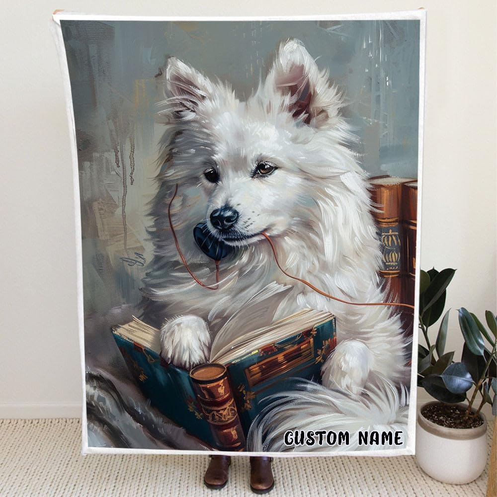 American Eskimo Dog Blanket