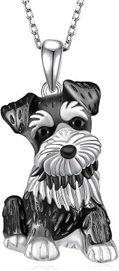 Schnauzer Dog Pendant and Necklace