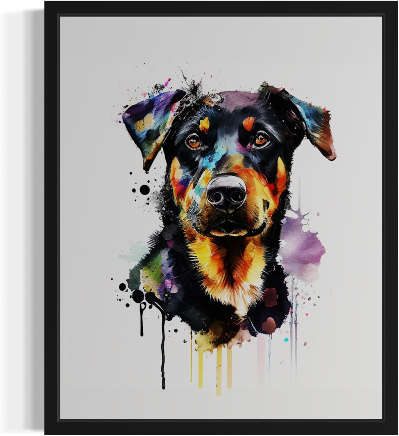 Beauceron Dog Unframed Art Print Poster