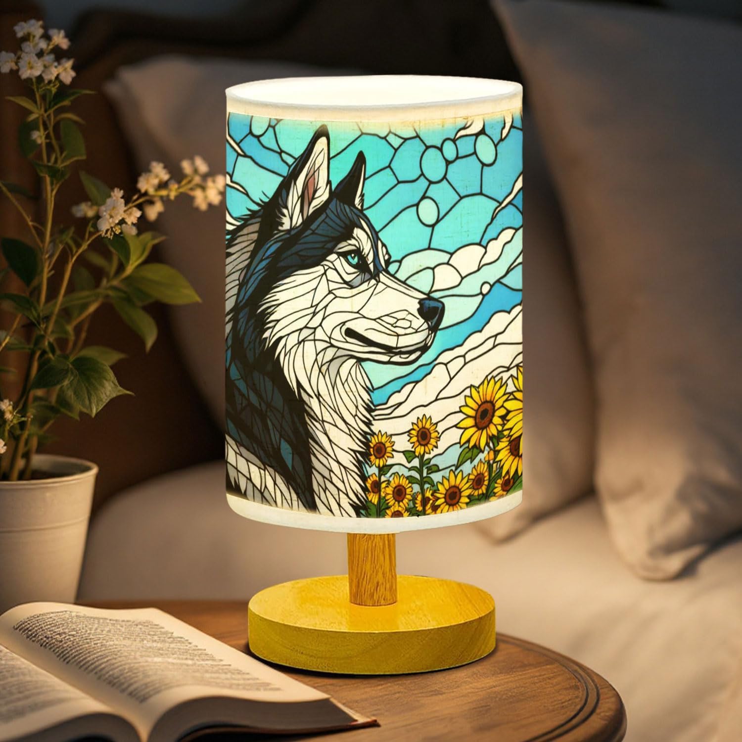 Siberian Husky Lamp
