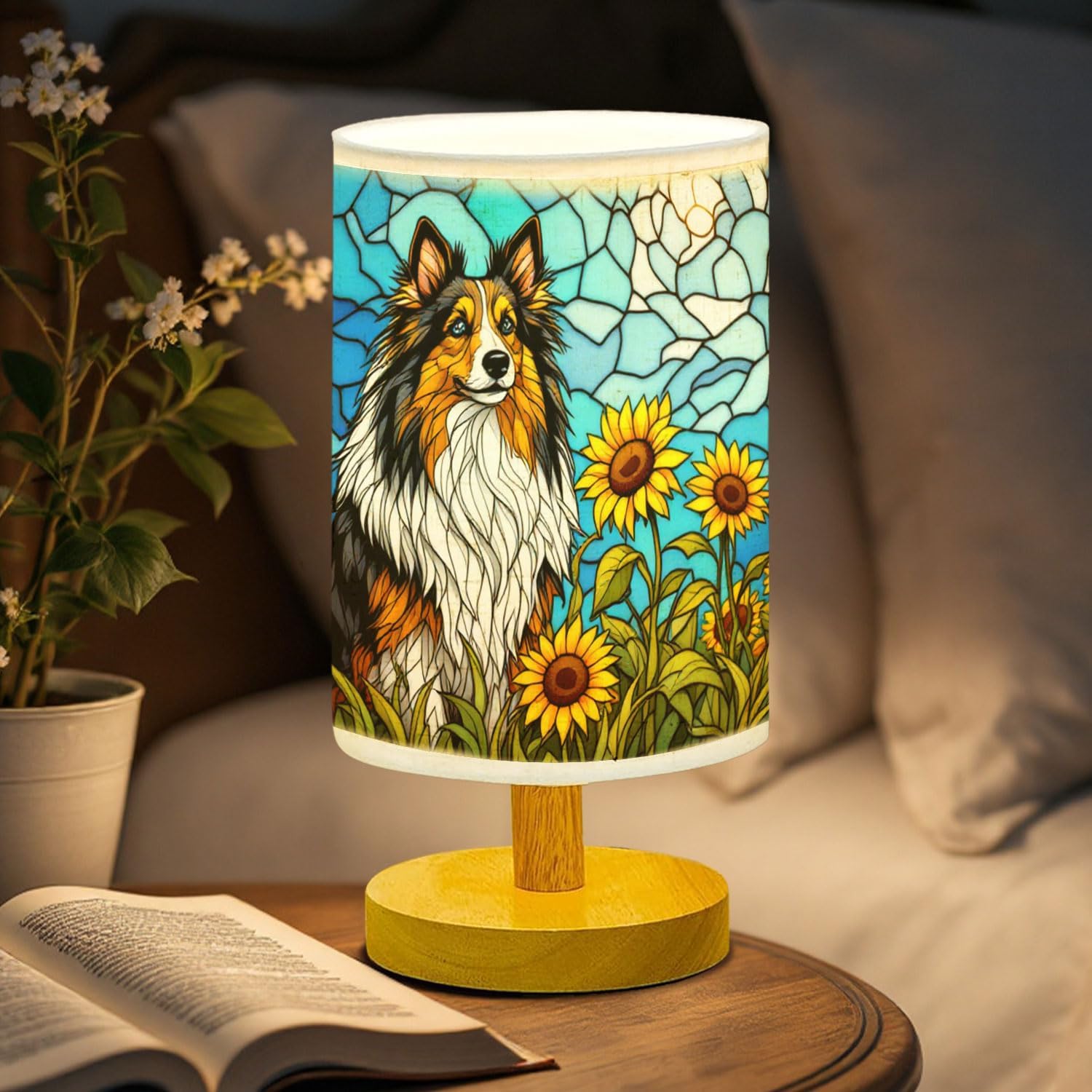 Sheltie Dog Lamp