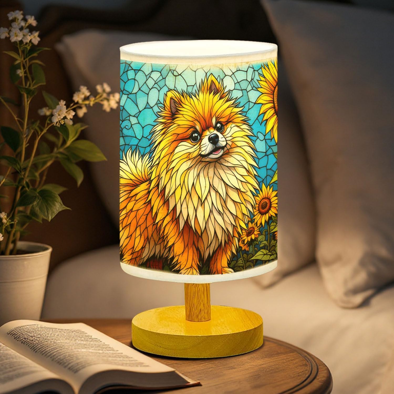 Pomeranian Dog Lamp