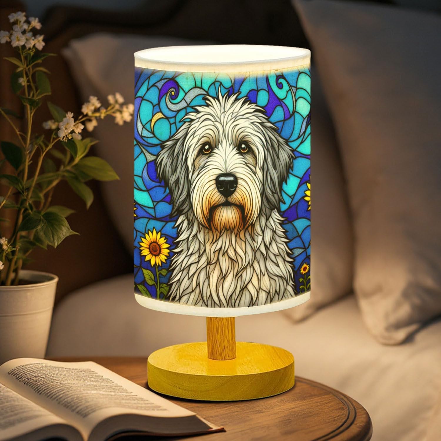 Old English Sheepdog Lamp