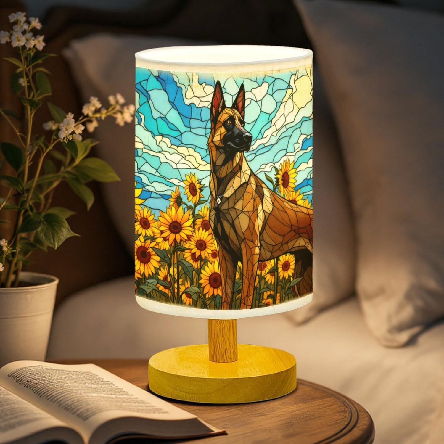 Belgian Malinois Dog Lamp