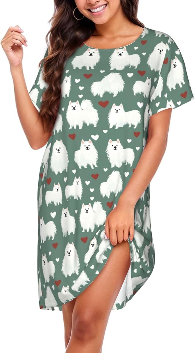 Samoyed Dog Sleep Shirt
