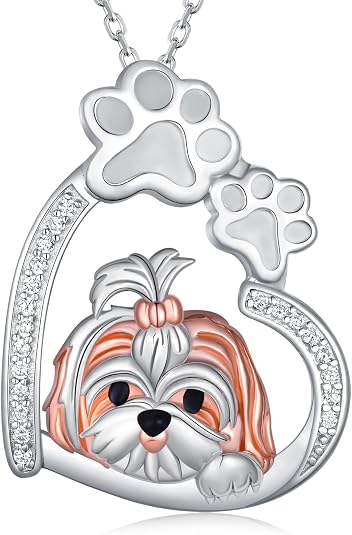 Shih Tzu Dog Necklace