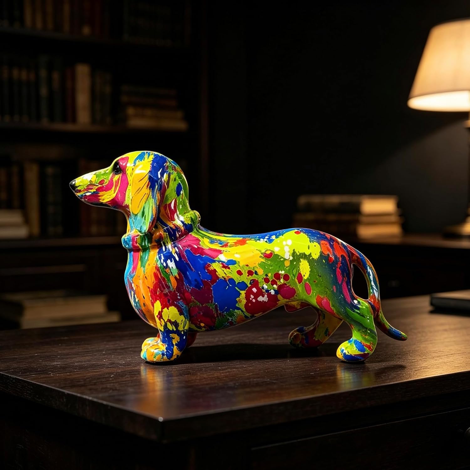 Dachshund Dog Statue Figurine Sculpture