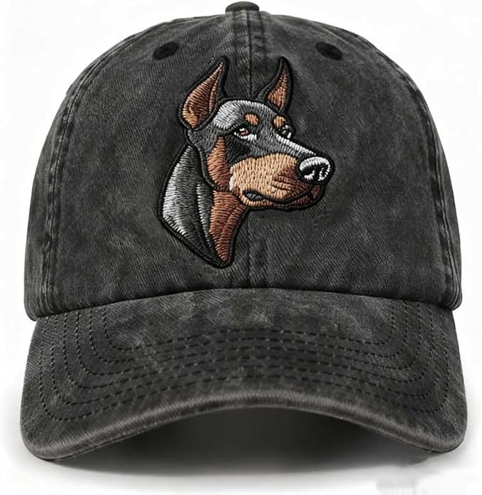 Doberman Pinscher Dog Baseball Hat