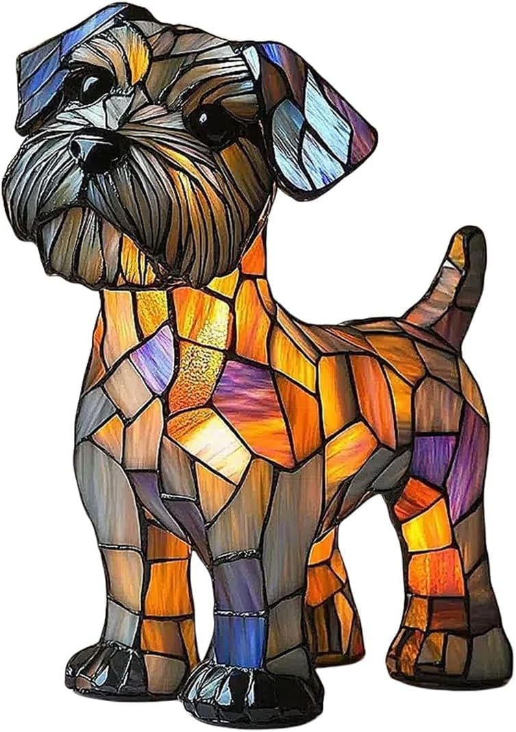 Schnauzer Dog Lamp