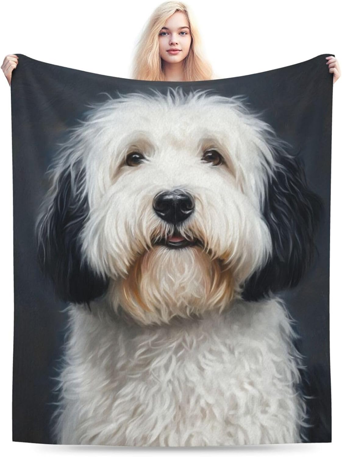 Old English Sheepdog Blanket