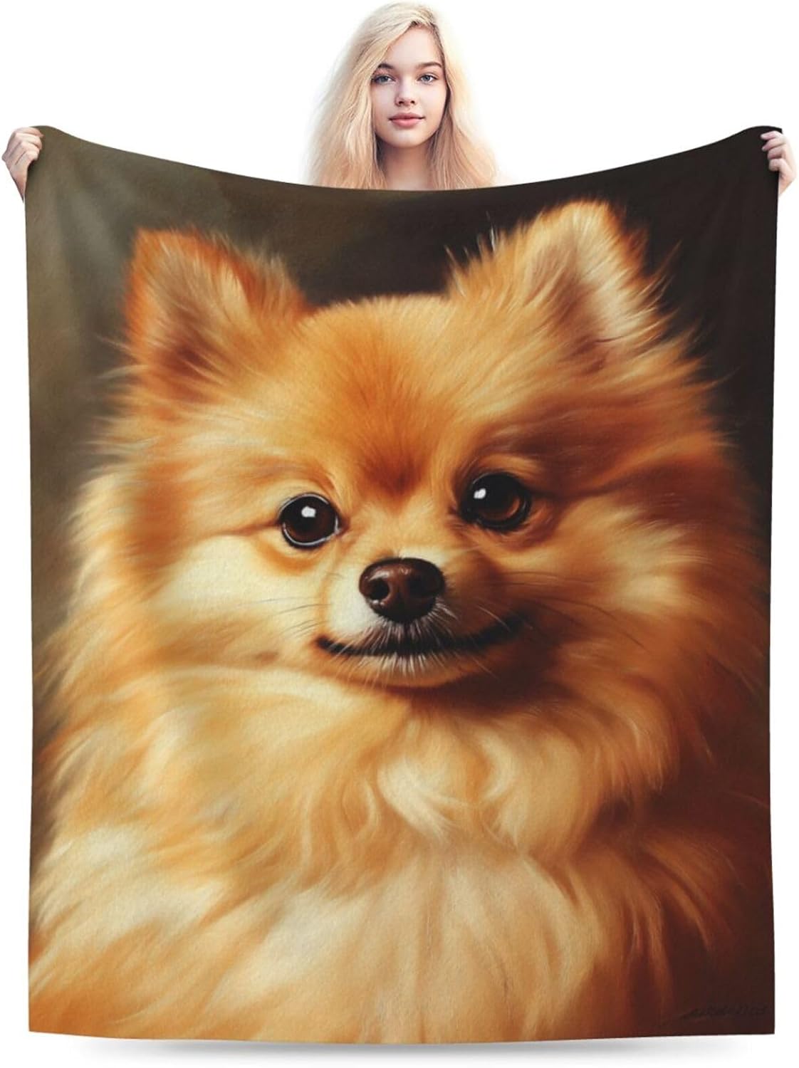 Pomeranian Dog Blanket