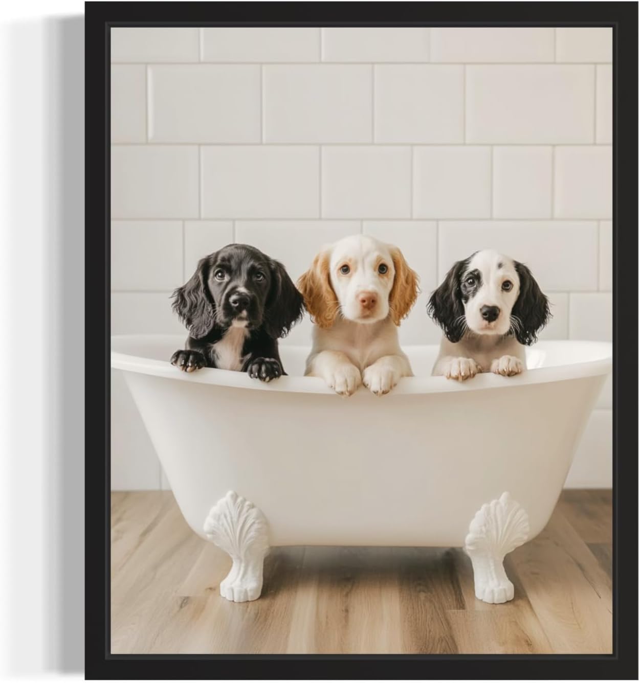 Framed English Setter Art Work