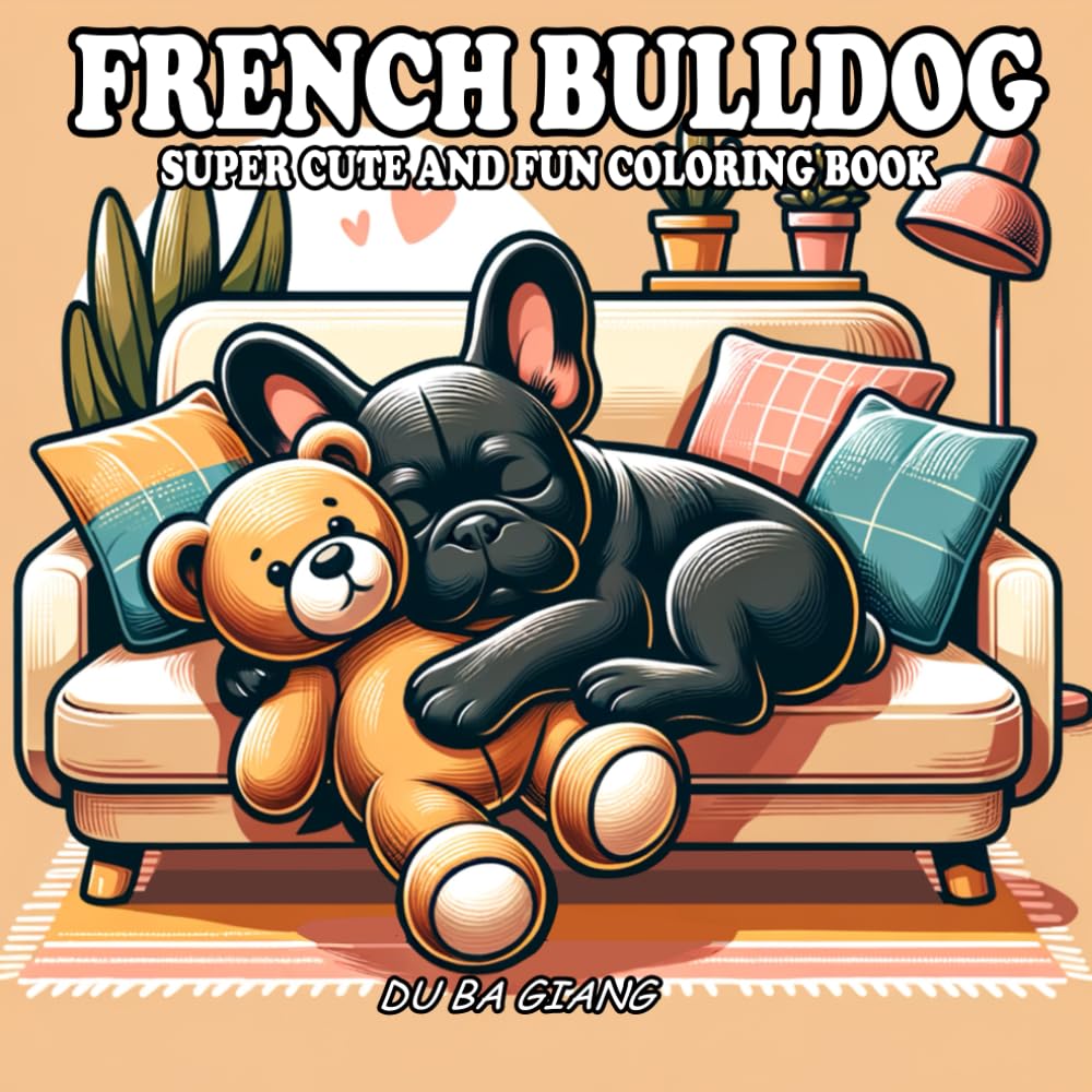 French Bulldog Coloring Book
