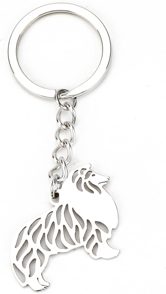 Shetland Sheepdog Keychain