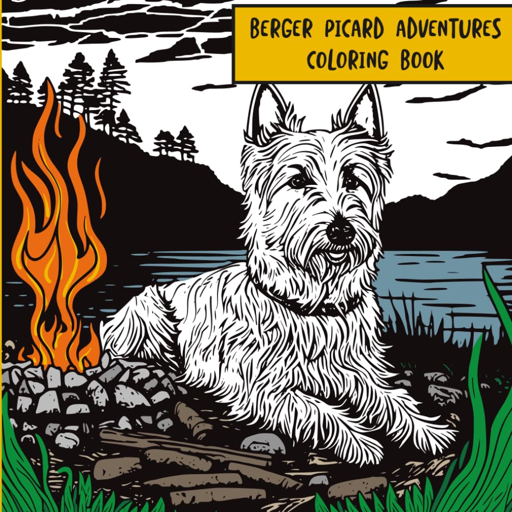 Berger Picard Adventures: Coloring Book
