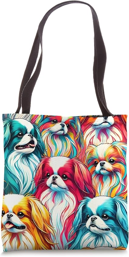 Japanese Chin Tote Bag