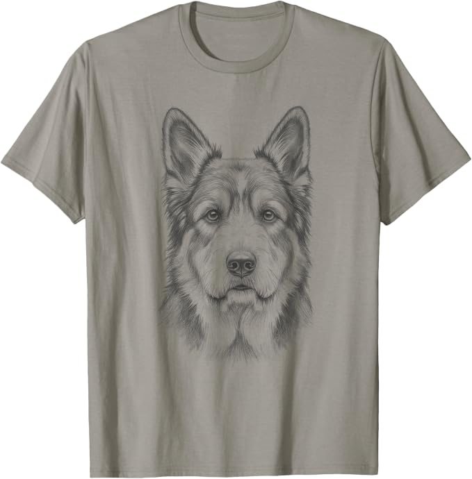 Vintage Berger Picard Face Hand Drawn Art Design T-Shirt