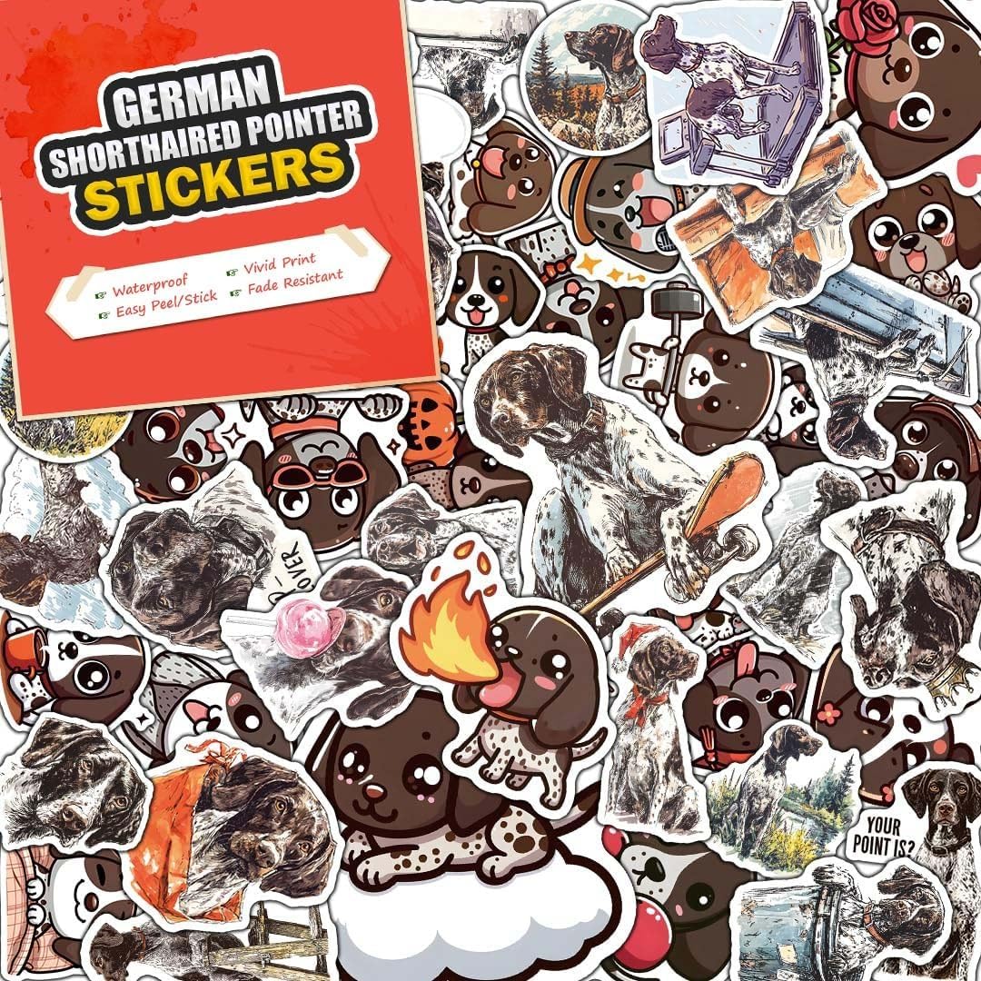 German Short Haired Pointer Stickers