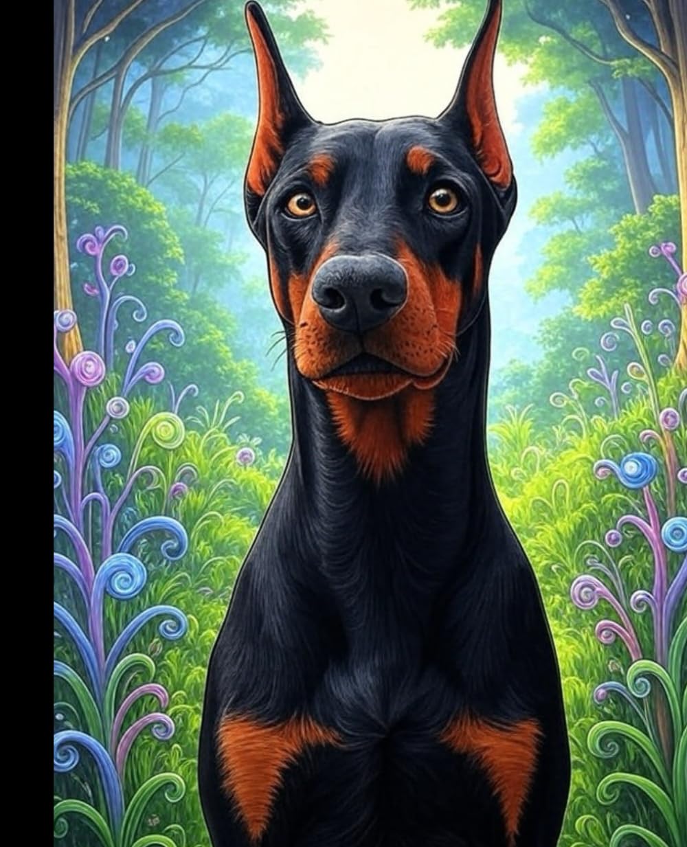 Doberman Pinscher Dog Notebook Journal