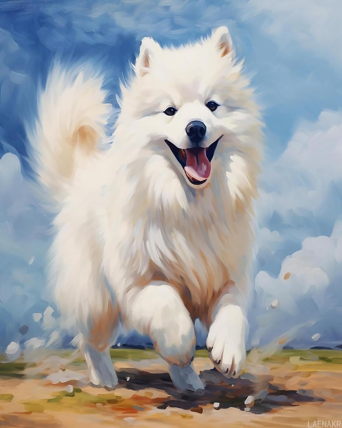 Samoyed Paint By Number Kit
