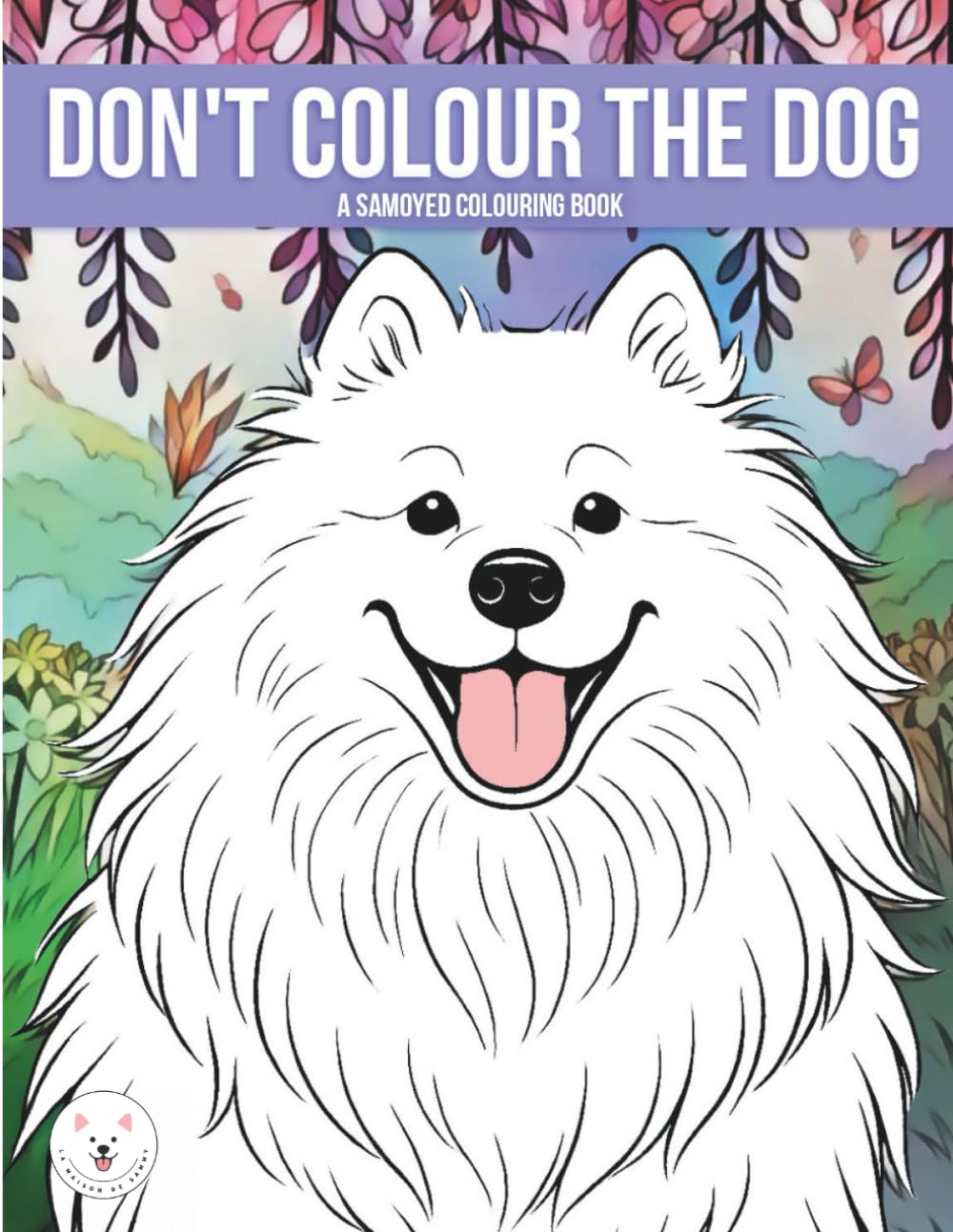 Samoyed Dog Coloring Book