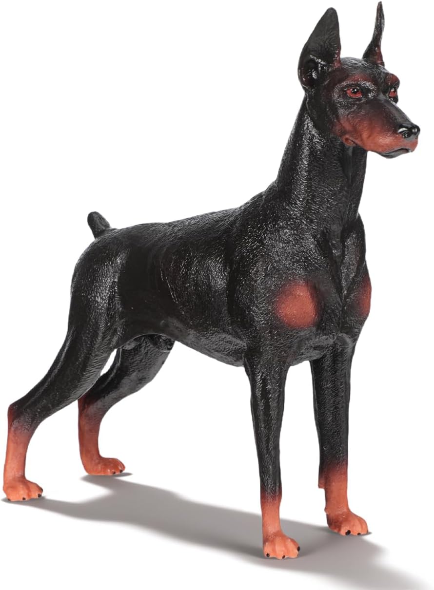 Doberman Pinscher Dog Toy Figurine