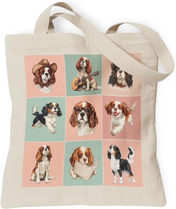 Cavalier King Charles Spaniel  Dog Tote Bag