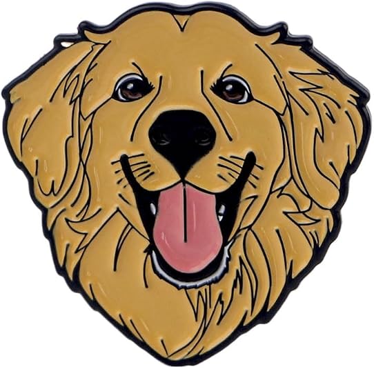 Golden Retriever Dog Pin