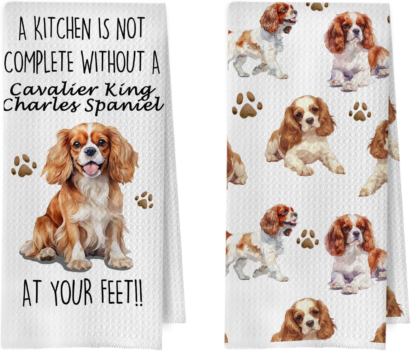 Cavalier King Charles Spaniel Dog Kitchen Towel