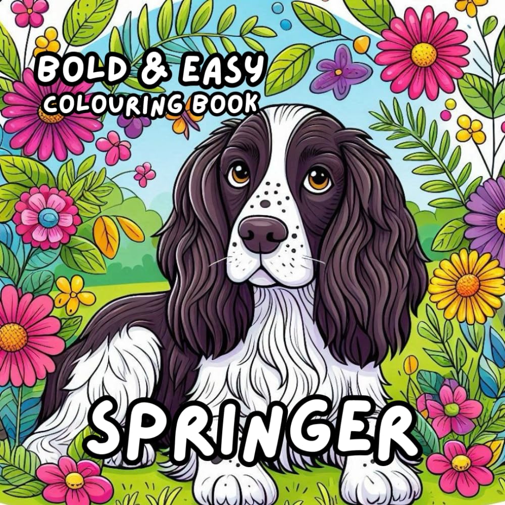 Springer Spaniel Coloring Book