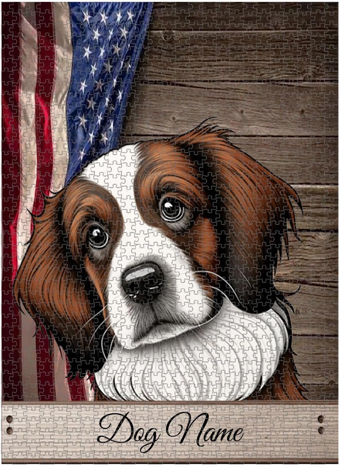 Kooikerhondje Dog Wooden Jigsaw Puzzle