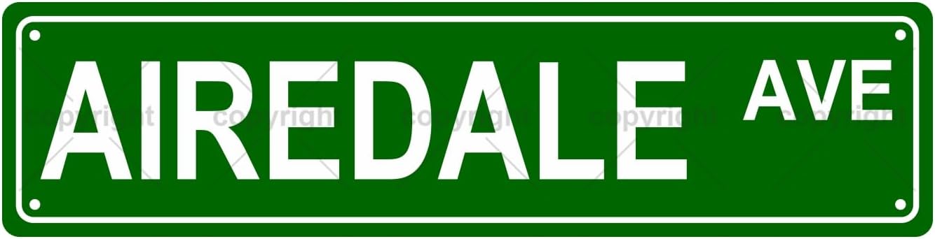 Airedale Street Sign
