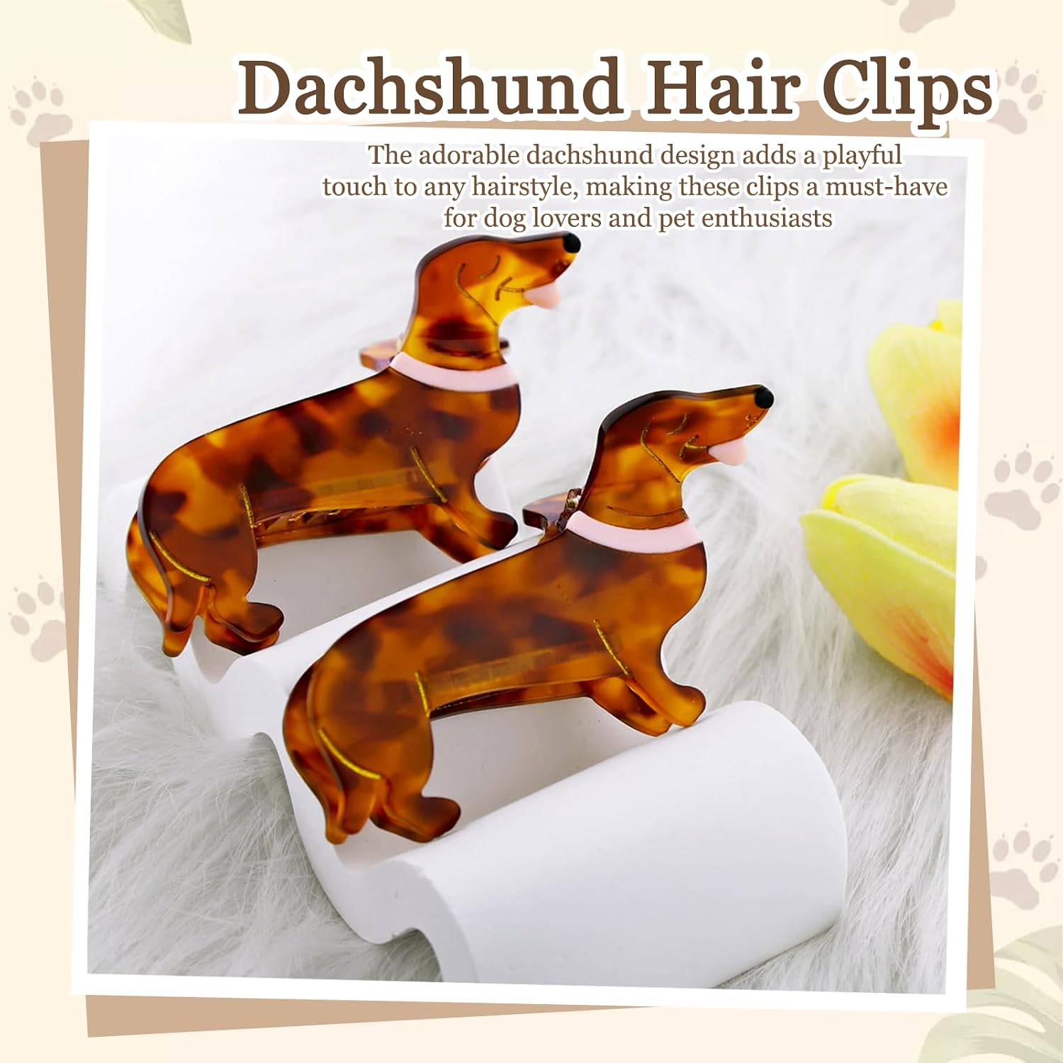 Dachshund Hair Clips