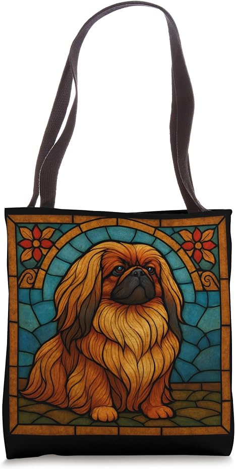 Pekingese Dog Tote Bag