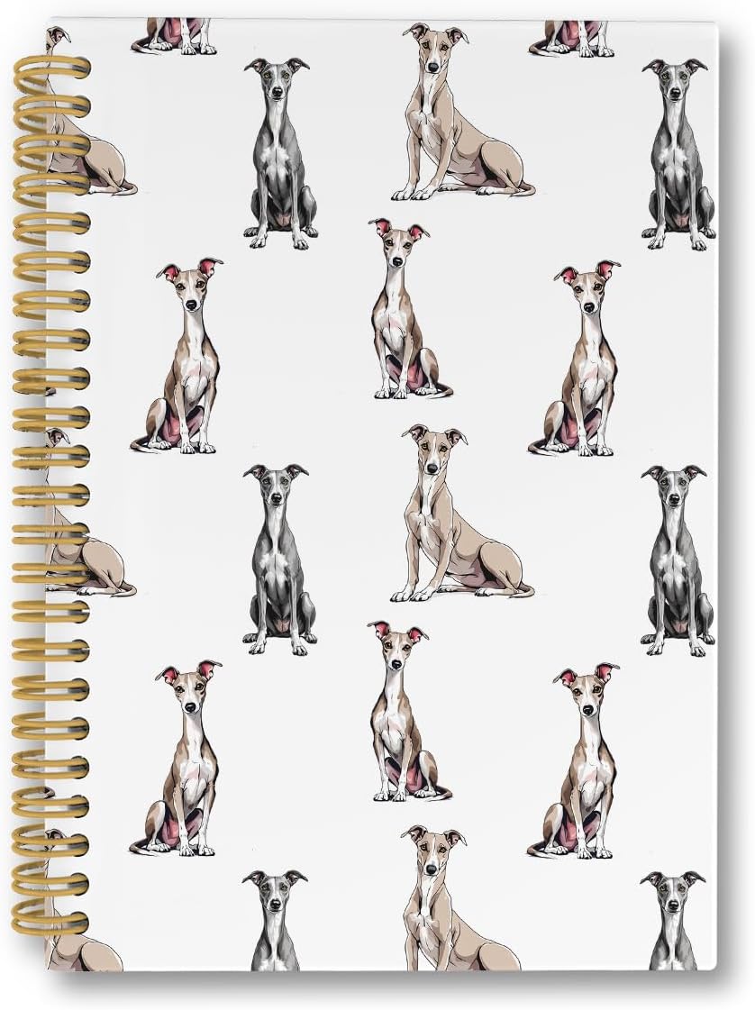Greyhound Dog Notebook Journal