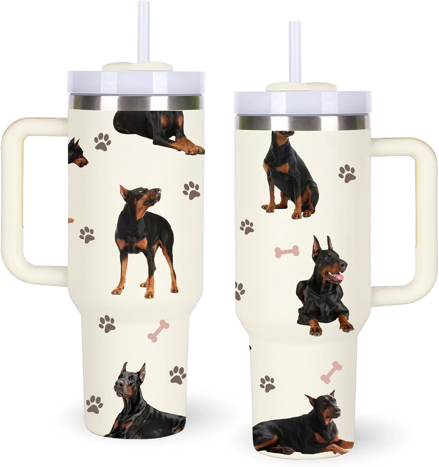 Doberman Pinscher Dog Water Bottle