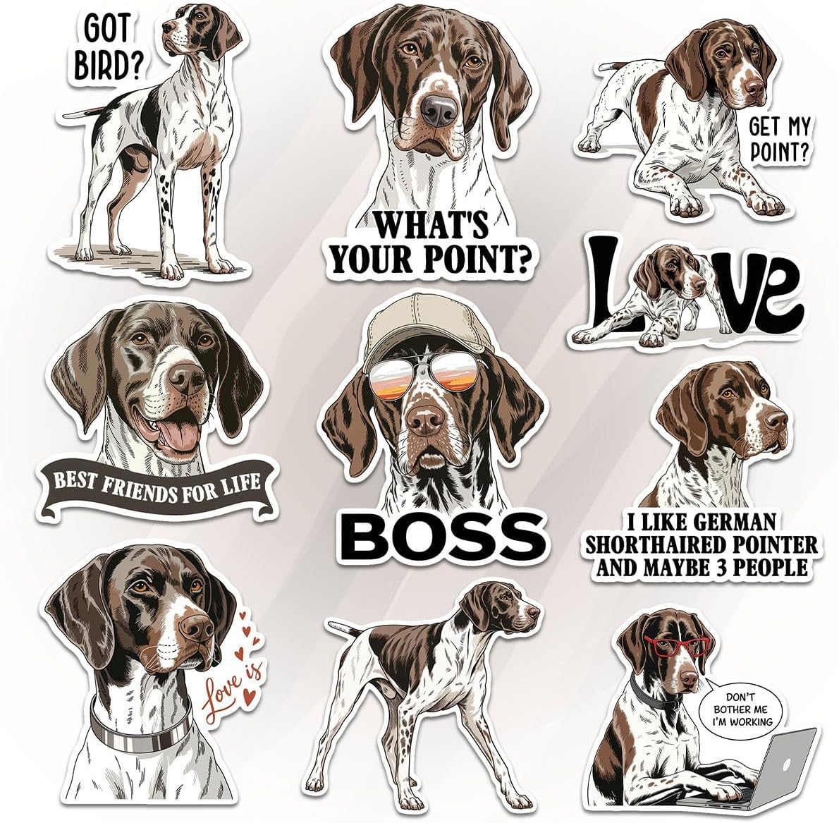 Pointer Vinyl Decals