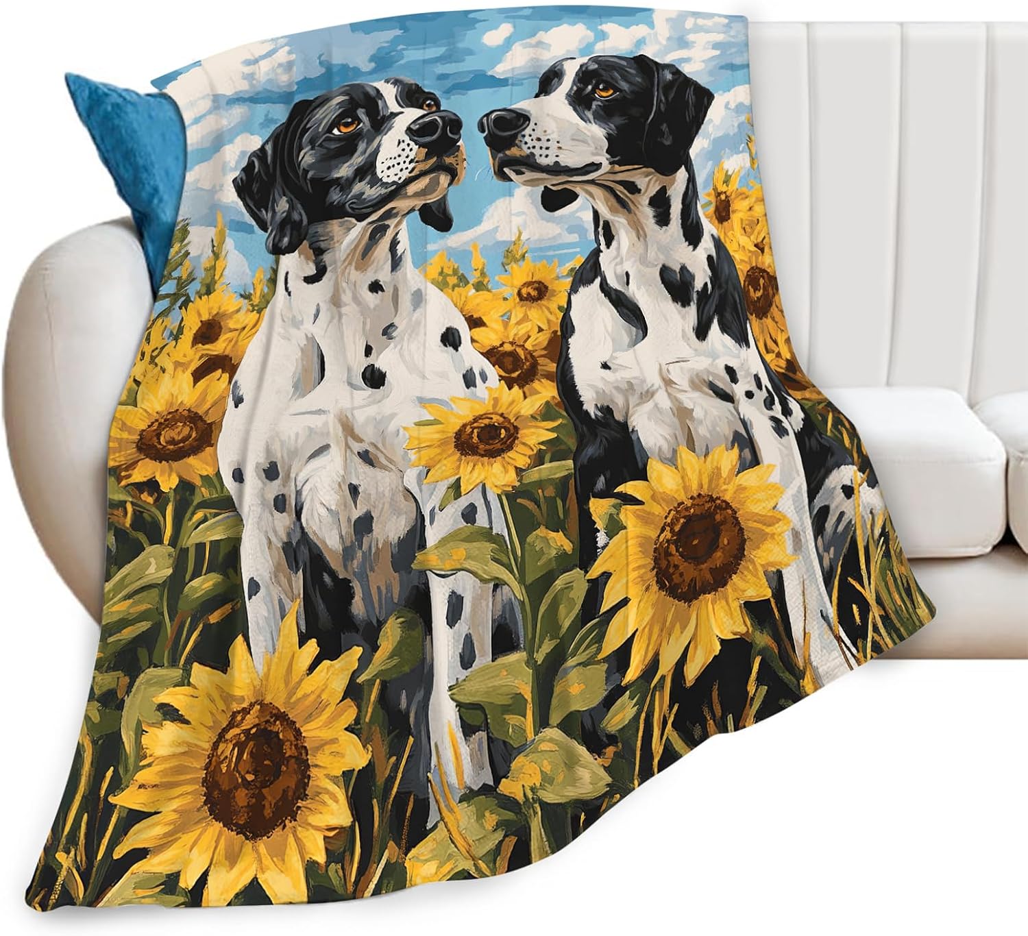 Dalmatian Dog Throw Blanket