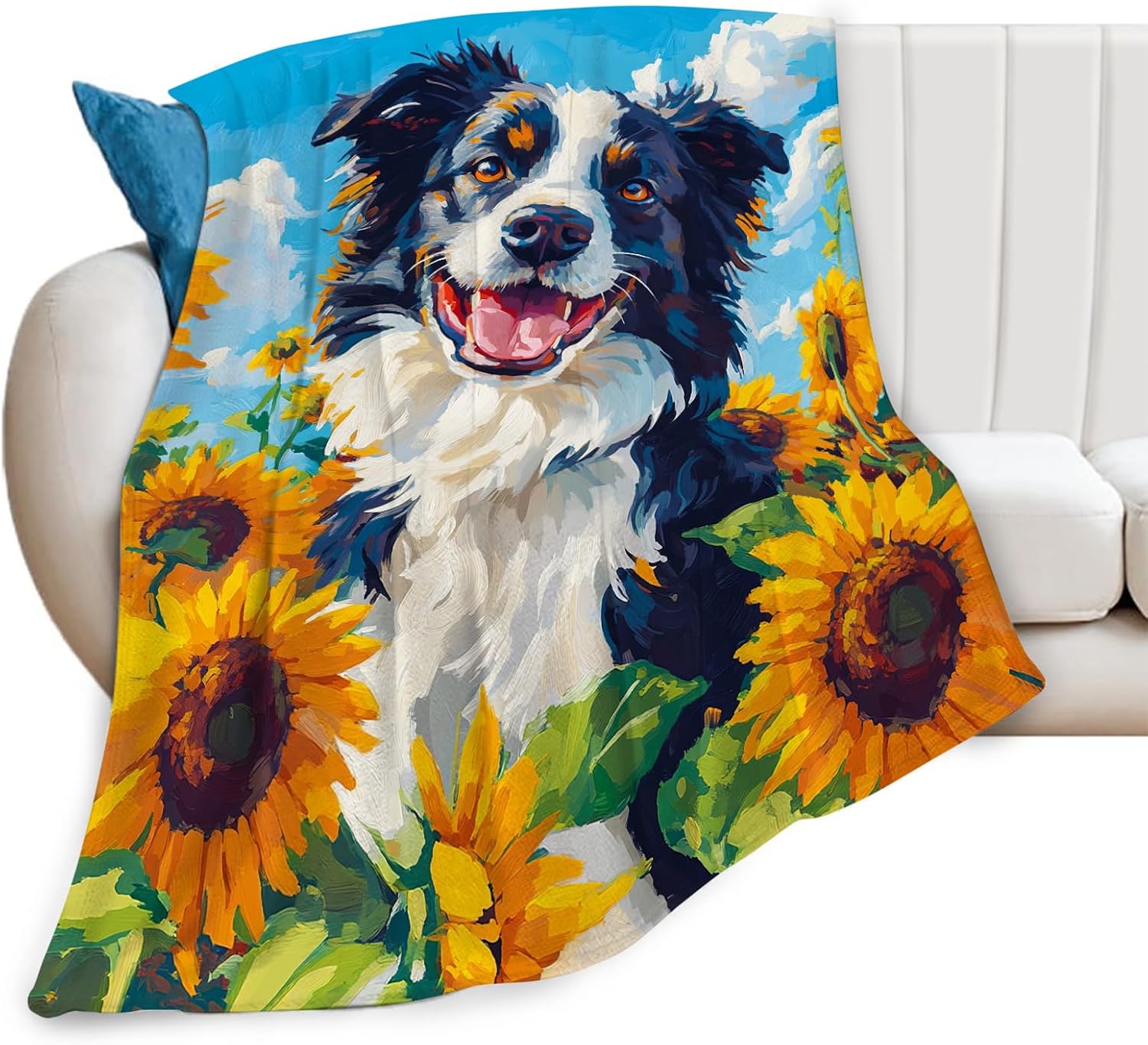Border Collie Blanket
