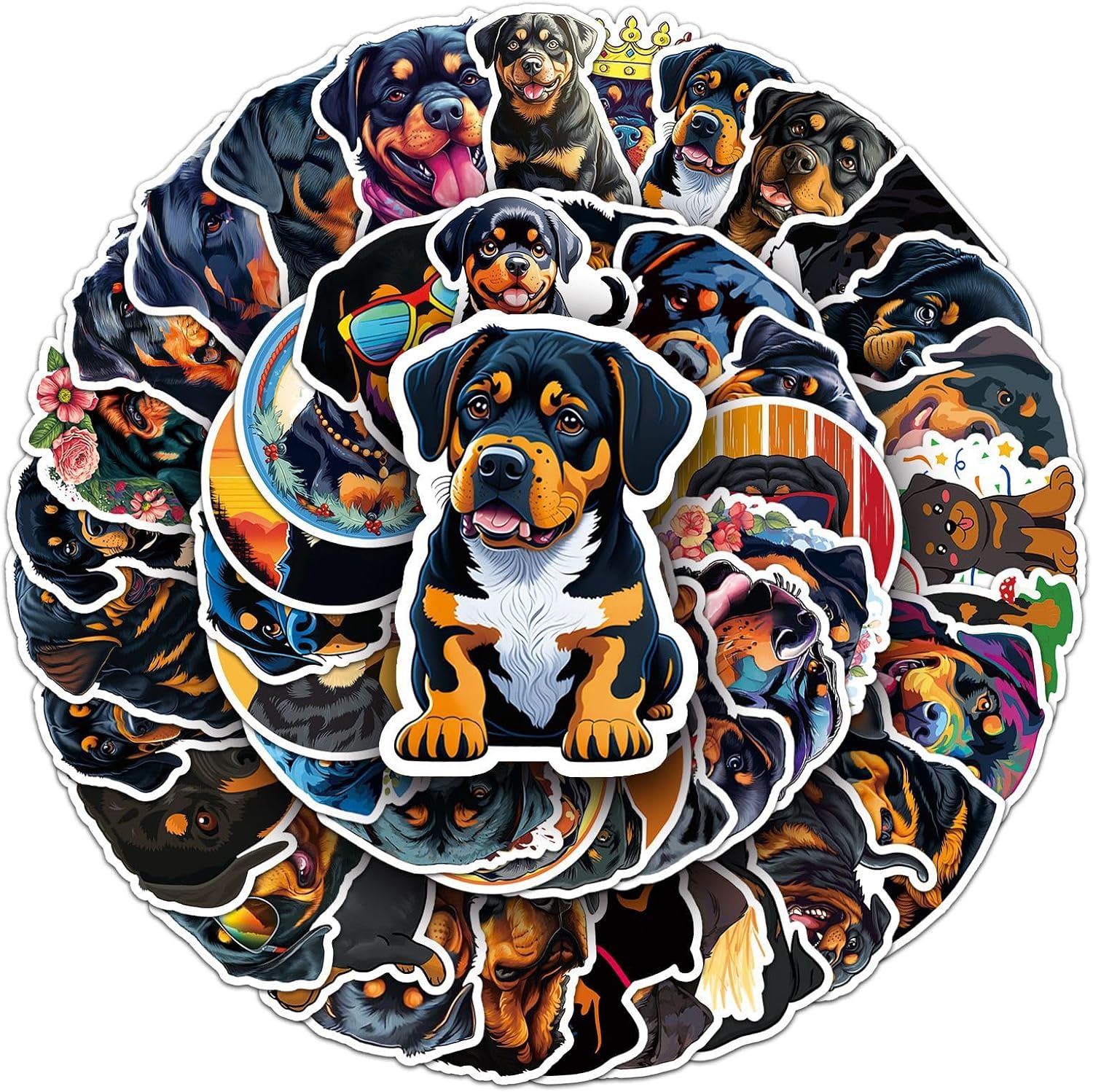 Rottweiler Dog Stickers