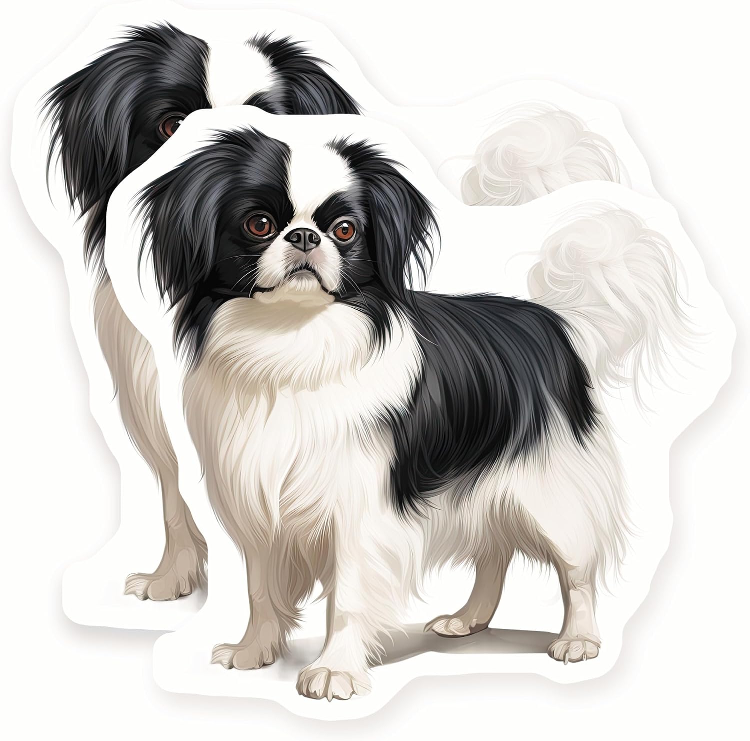 Japanese Chin Dog Breed Decal Sticker
