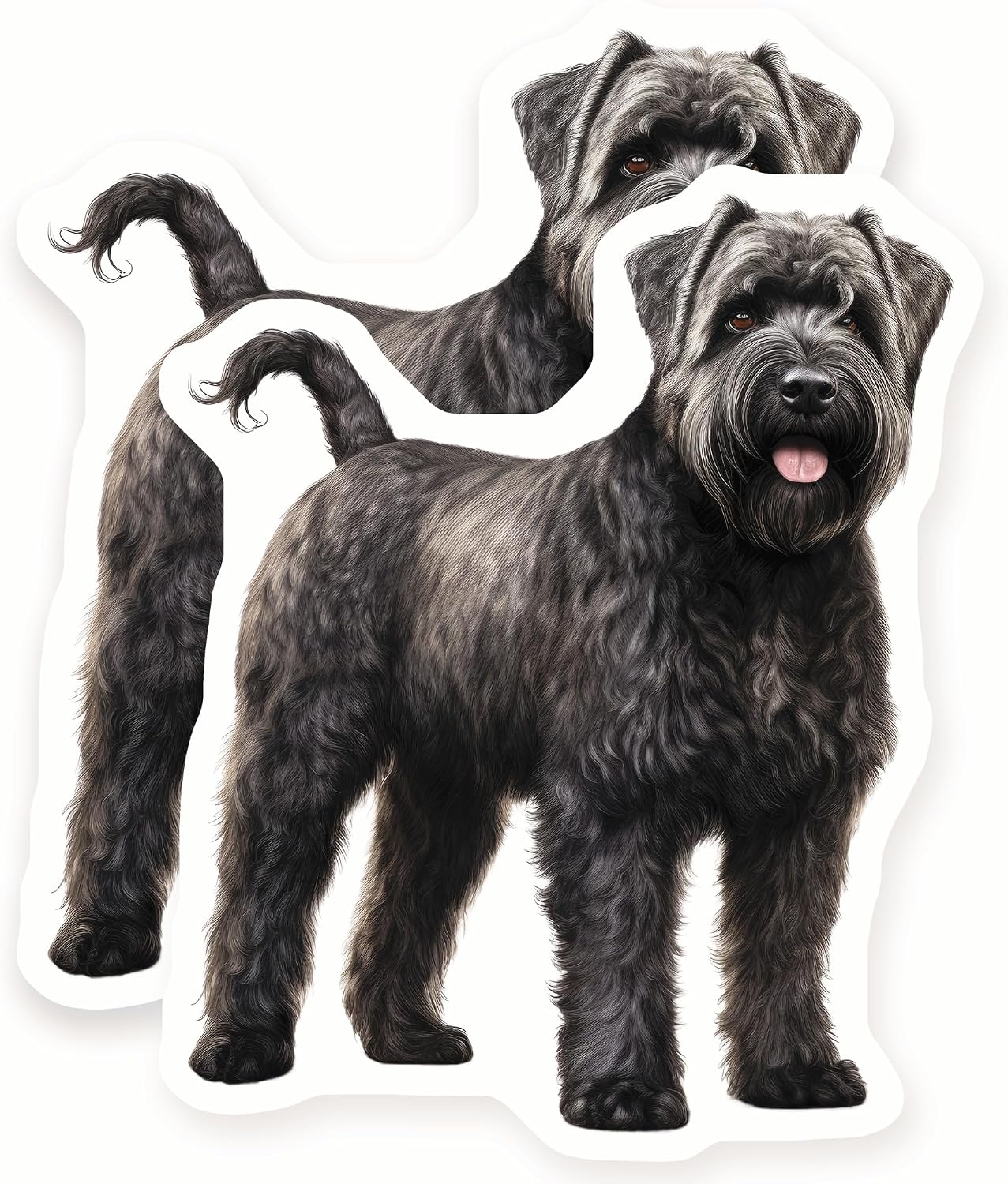 Bouvier Des Flandres Vinyl Sticker