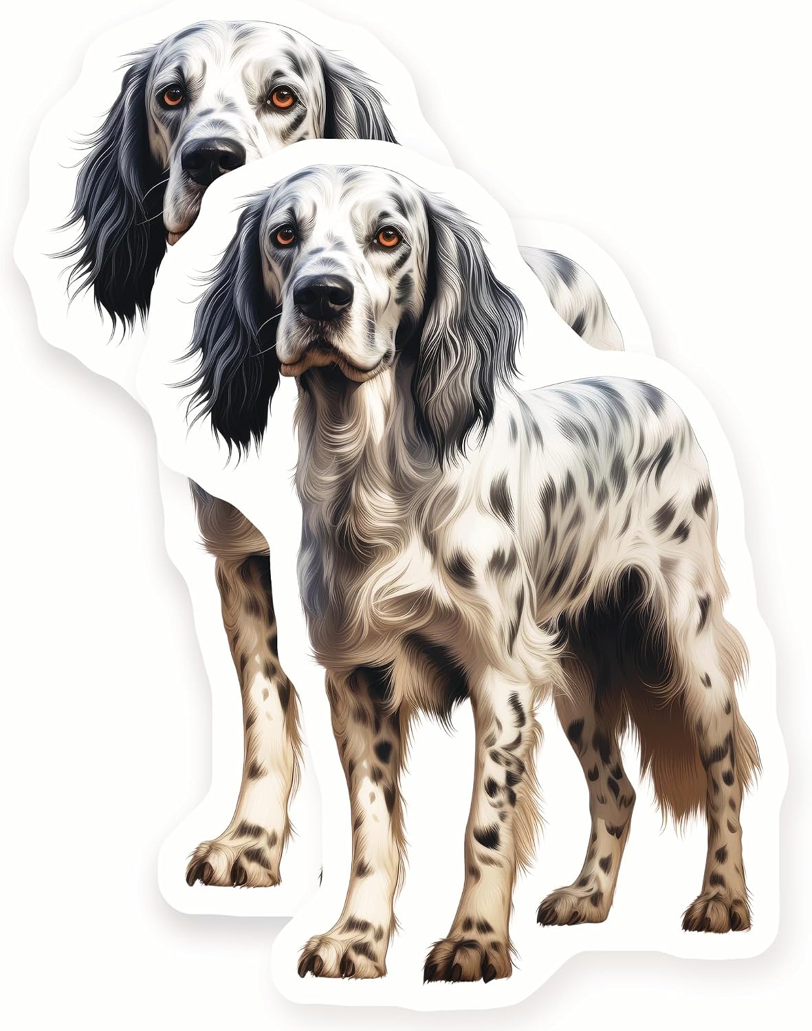 English Setter Dog Sticker Decals