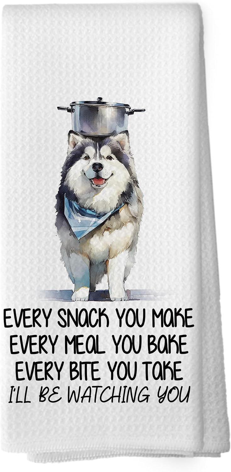 Alaskan Malamute Gifts Dish Towel